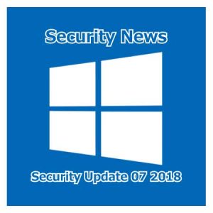 2018年7月のセキュリティ更新