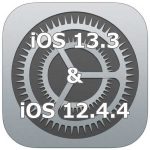 iOS13.3とiOS12.4.4