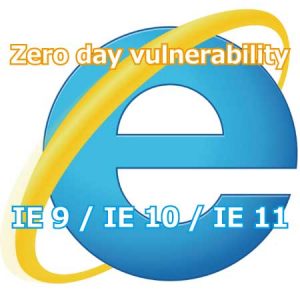 IEのゼロデイ脆弱性に注意