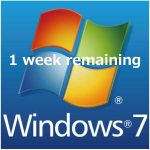 Windows 7 残り1週間