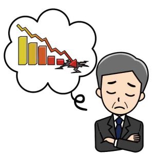 業績悪化